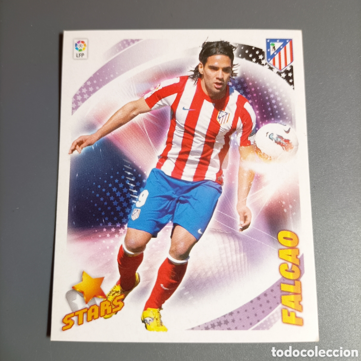 Cromos de f&uacute;tbol: CROMO ESTE. LIGA 2012-2013 (ATL&Eacute;TICO) №5 FALCAO / STARS