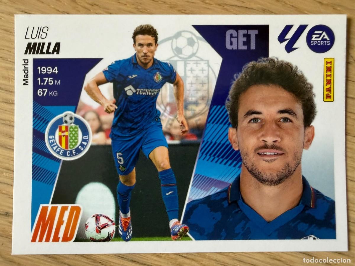 Cromos de f&uacute;tbol: 14 LUIS MILLA GETAFE 25 26 2025 2026 LIGA EA SPORTS COLECCIONES ESTE SIN PEGAR STICKER
