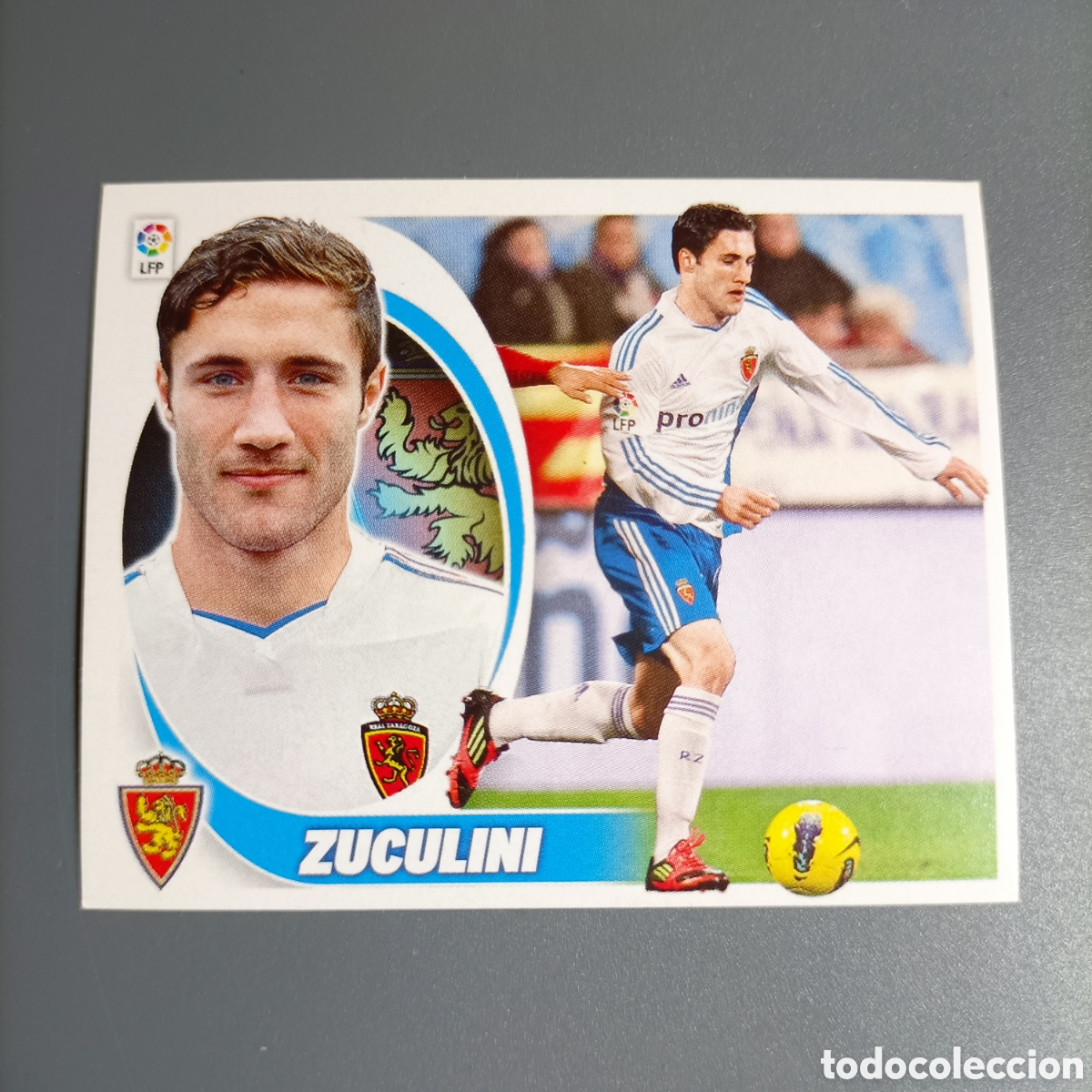 Cromos de f&uacute;tbol: CROMO ESTE. LIGA 2012-2013 (ZARAGOZA) №9 ZUCULINI