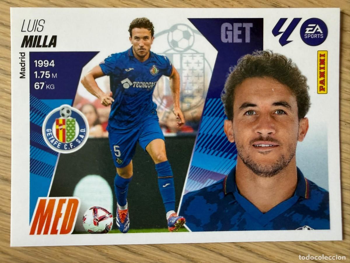 Cromos de f&uacute;tbol: 14 LUIS MILLA GETAFE 25 26 2025 2026 LIGA EA SPORTS COLECCIONES ESTE SIN PEGAR STICKER