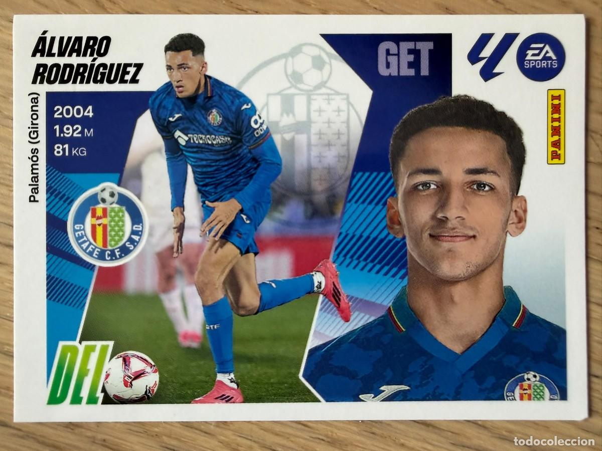 Cromos de f&uacute;tbol: 20 ALVARO RODRIGUEZ GETAFE 25 26 2025 2026 LIGA EA SPORTS COLECCIONES ESTE SIN PEGAR STICKER