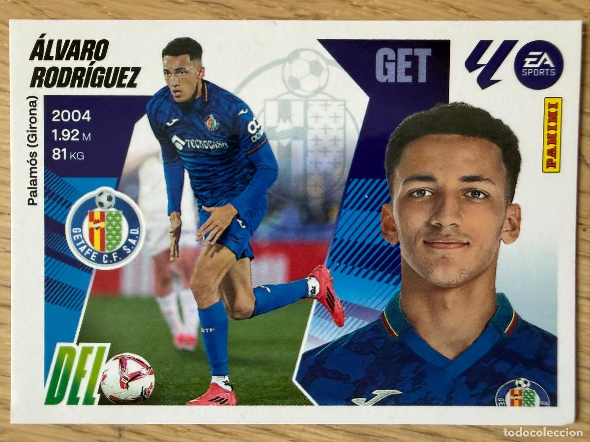 Cromos de f&uacute;tbol: 20 ALVARO RODRIGUEZ GETAFE 25 26 2025 2026 LIGA EA SPORTS COLECCIONES ESTE SIN PEGAR STICKER