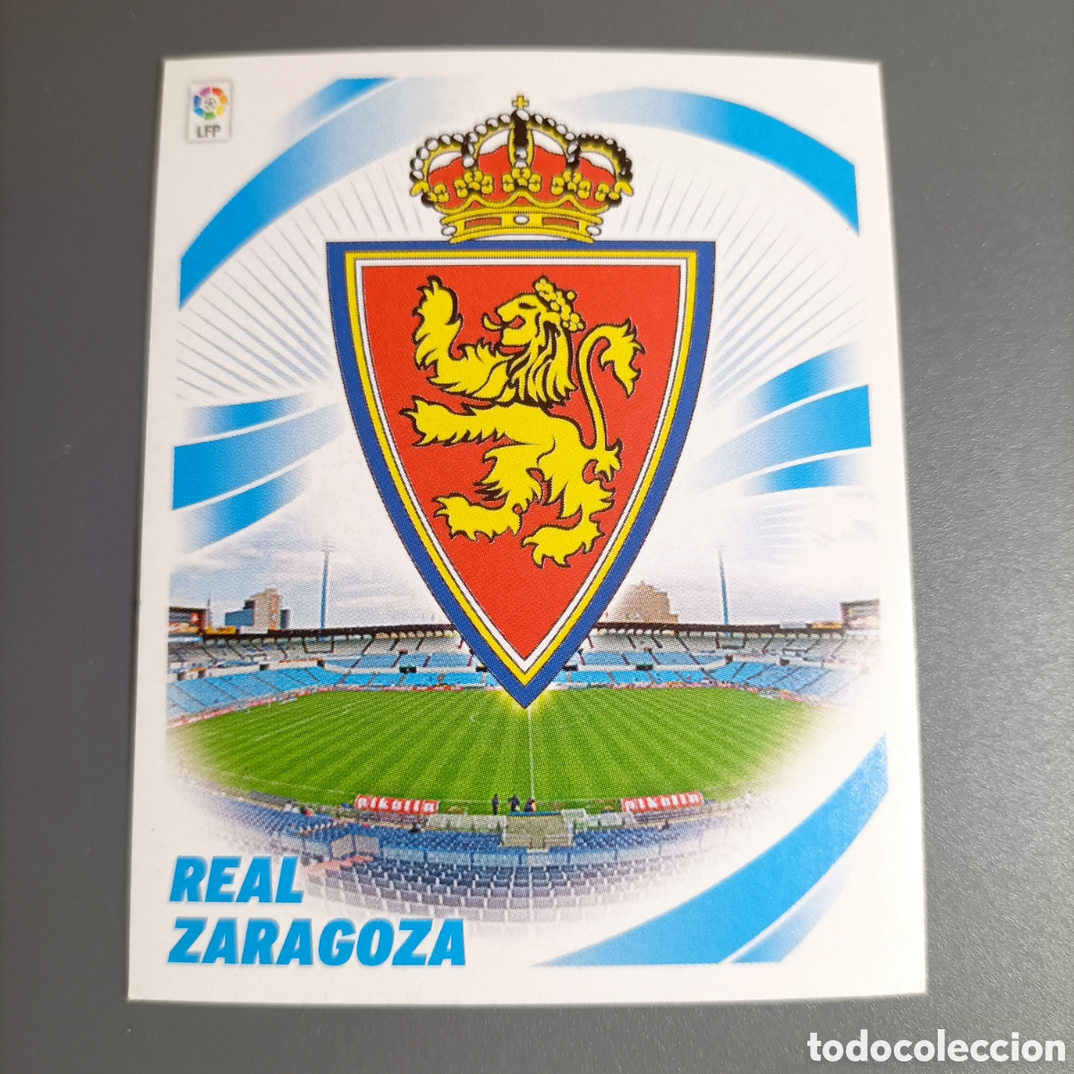 Cromos de f&uacute;tbol: CROMO ESTE. LIGA 2012-2013 (ZARAGOZA) ESCUDO