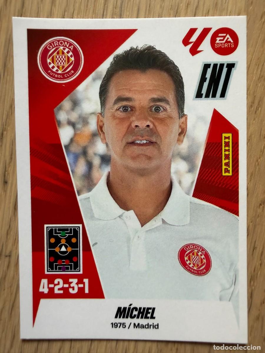 Cromos de f&uacute;tbol: 2 MICHEL ENTRENADOR GIRONA 25 26 2025 2026 LIGA EA SPORTS COLECCIONES ESTE SIN PEGAR STICKER