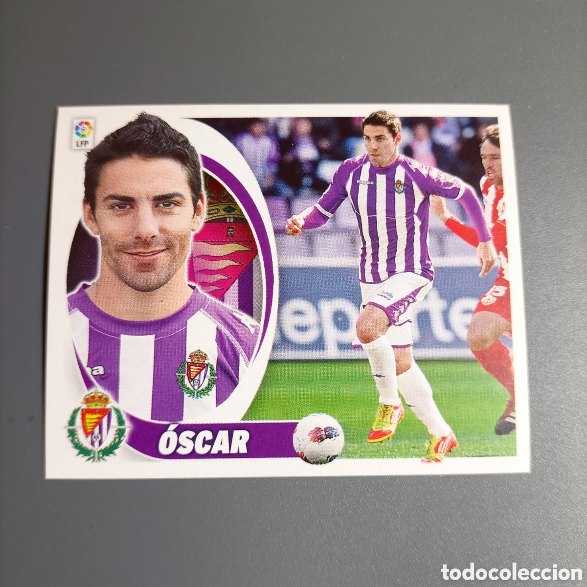 Cromos de f&uacute;tbol: CROMO ESTE. LIGA 2012-2013 (VALLADOLID) №12 &Oacute;SCAR