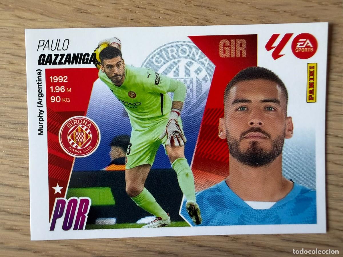Cromos de f&uacute;tbol: 3 GAZZANIGA GIRONA 25 26 2025 2026 LIGA EA SPORTS COLECCIONES ESTE SIN PEGAR STICKER