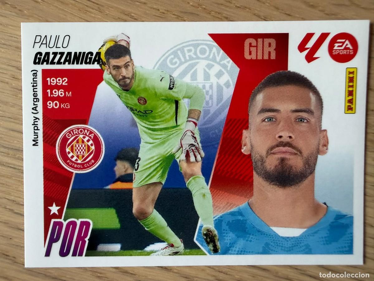 Cromos de f&uacute;tbol: 3 GAZZANIGA GIRONA 25 26 2025 2026 LIGA EA SPORTS COLECCIONES ESTE SIN PEGAR STICKER
