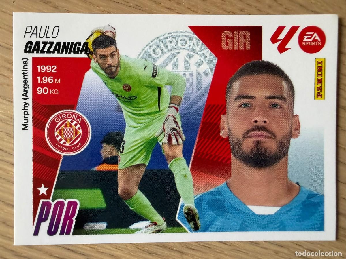 Cromos de f&uacute;tbol: 3 GAZZANIGA GIRONA 25 26 2025 2026 LIGA EA SPORTS COLECCIONES ESTE SIN PEGAR STICKER