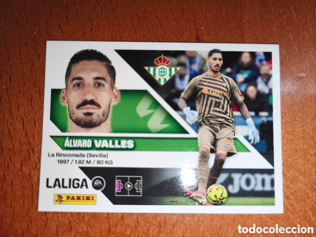 Cromos de f&uacute;tbol: Valles n&deg;3 liga este 26/27 Real Betis