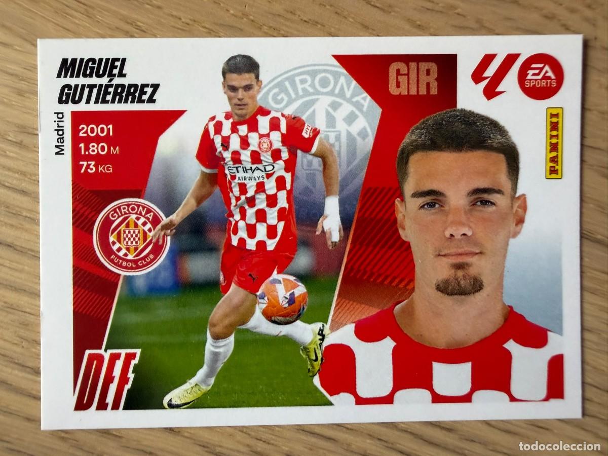Cromos de f&uacute;tbol: 10 MIGUEL GUTIERREZ GIRONA 25 26 2025 2026 LIGA EA SPORTS COLECCIONES ESTE SIN PEGAR STICKER