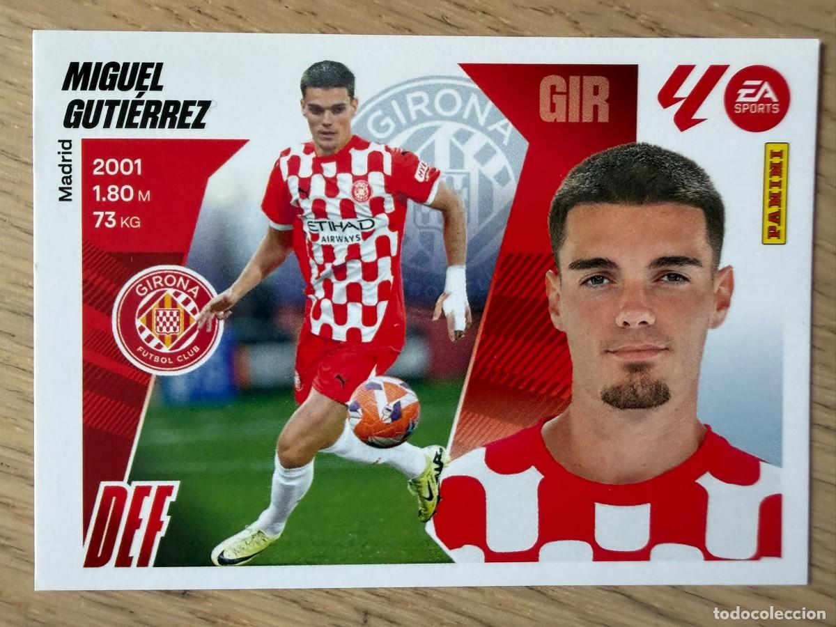 Cromos de f&uacute;tbol: 10 MIGUEL GUTIERREZ GIRONA 25 26 2025 2026 LIGA EA SPORTS COLECCIONES ESTE SIN PEGAR STICKER