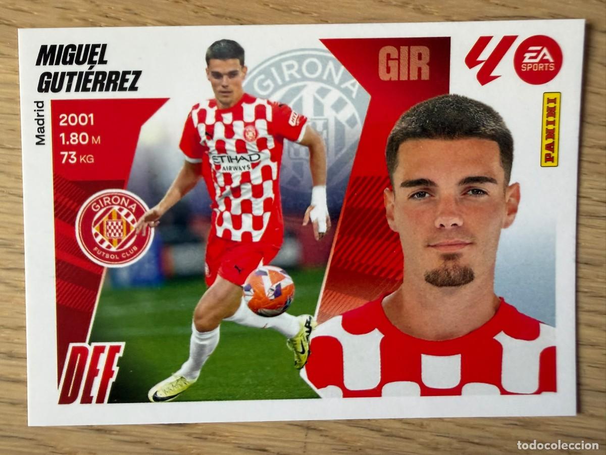Cromos de f&uacute;tbol: 10 MIGUEL GUTIERREZ GIRONA 25 26 2025 2026 LIGA EA SPORTS COLECCIONES ESTE SIN PEGAR STICKER