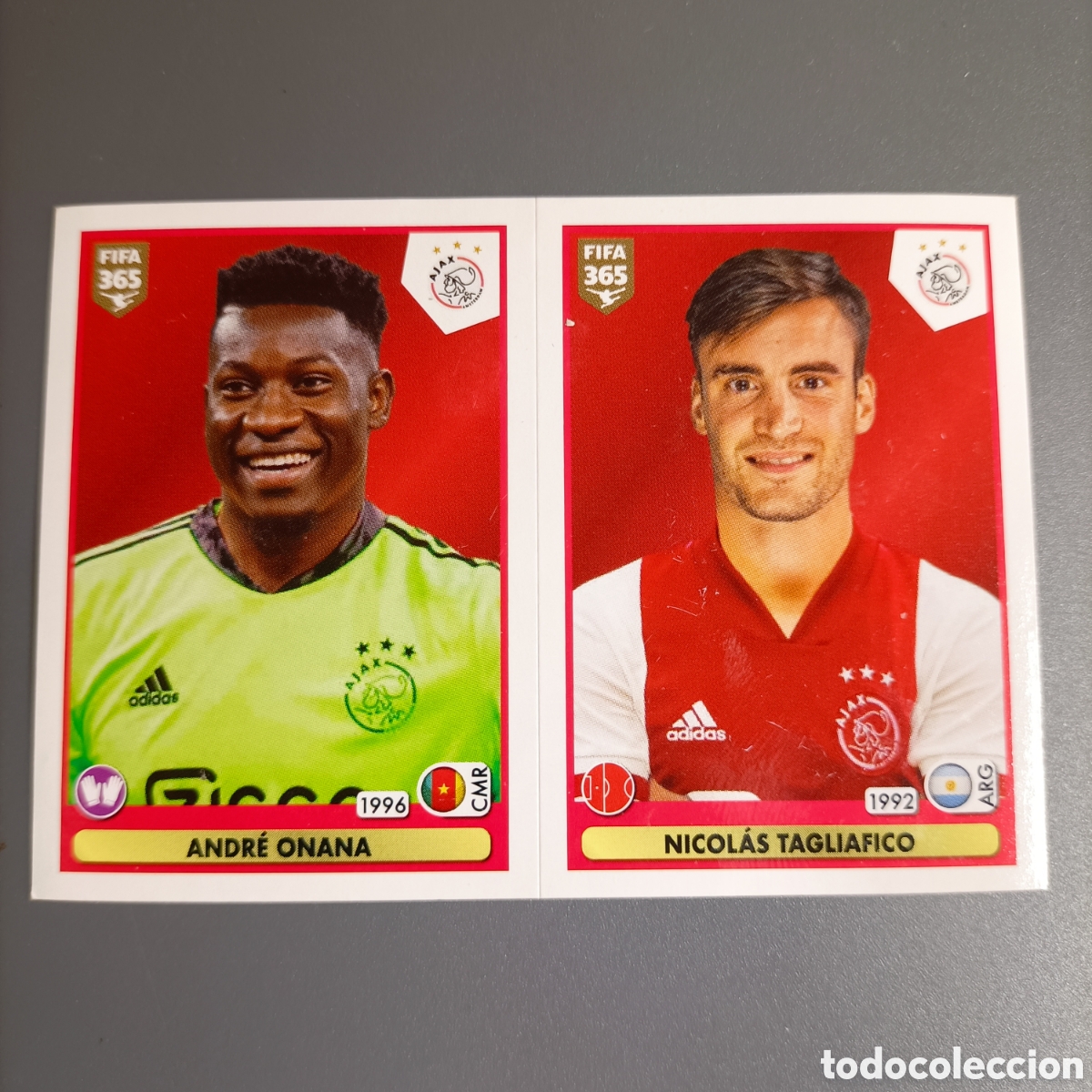 Cromos de f&uacute;tbol: STICKER PANINI ALBUM 2021. FIFA 365 (AFC AJAX) №310 A B