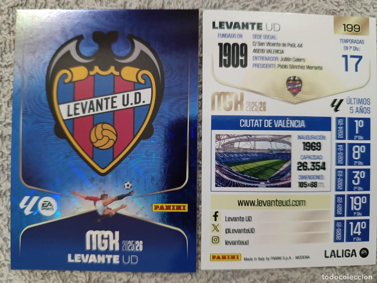 Cromos de f&uacute;tbol: MEGACRACKS 2025-2026 199 LEVANTE UD