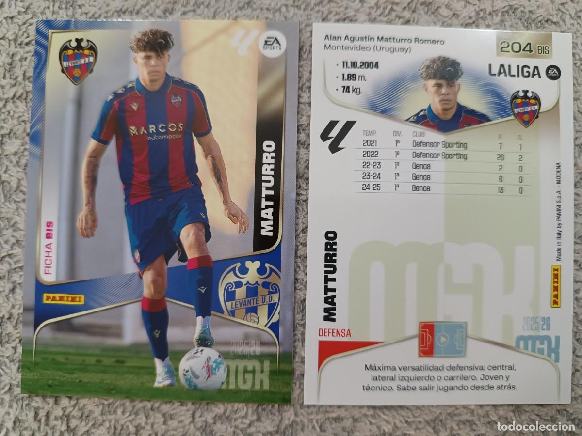 Cromos de f&uacute;tbol: MEGACRACKS 2025-2026 204 BIS MATTURRO