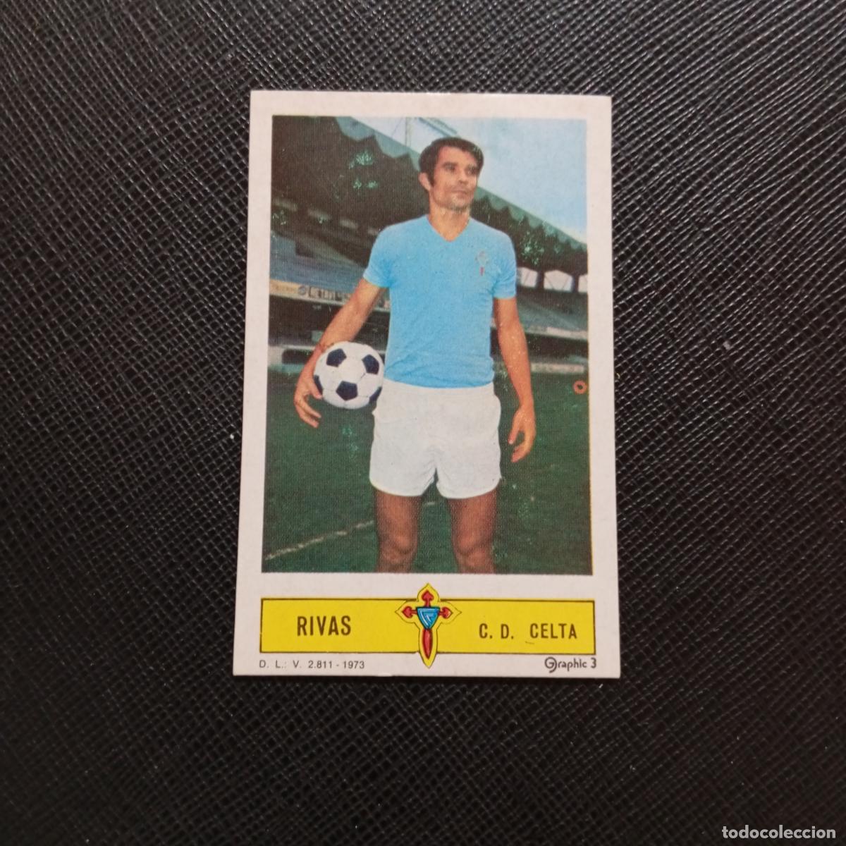 Cromos de f&uacute;tbol: RIVAS CELTA ESTE 1973 1974 CROMO FUTBOL LIGA 73 74 - DESPEGADO - A206 PG46