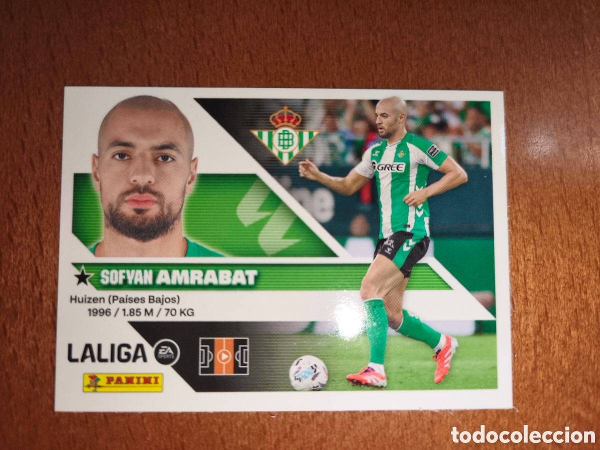 Cromos de f&uacute;tbol: Amrabat n&deg;11 liga este 26/27 Real Betis