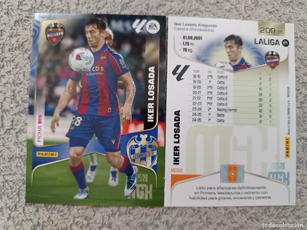 Cromos de f&uacute;tbol: MEGACRACKS 2025-2026 209 BIS IKER LOSADA