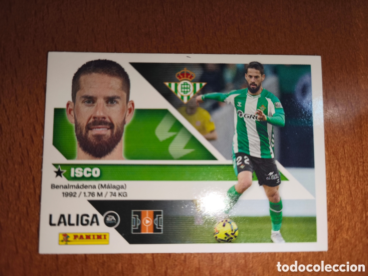 Cromos de Futebol: Isco n&deg;16 liga este 26/27 Real Betis