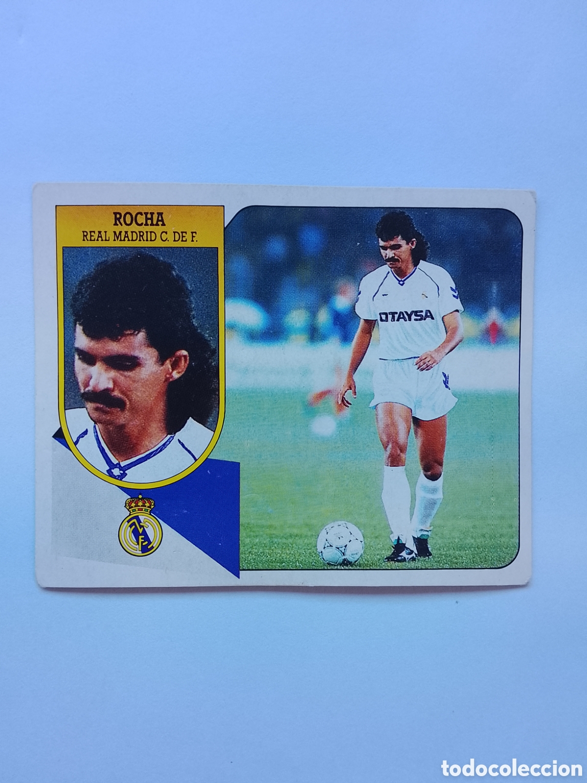 Cromos de f&uacute;tbol: ROCHA REAL MADRID COLOCA LIGA ESTE 91-92