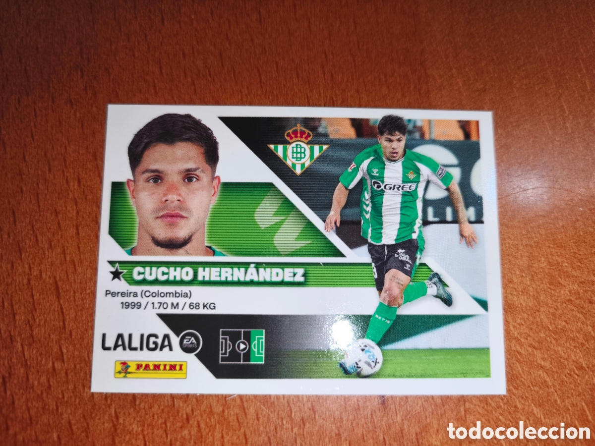 Cromos de f&uacute;tbol: Cucho Hern&aacute;ndez n&deg;19 liga este 26/27 Real Betis