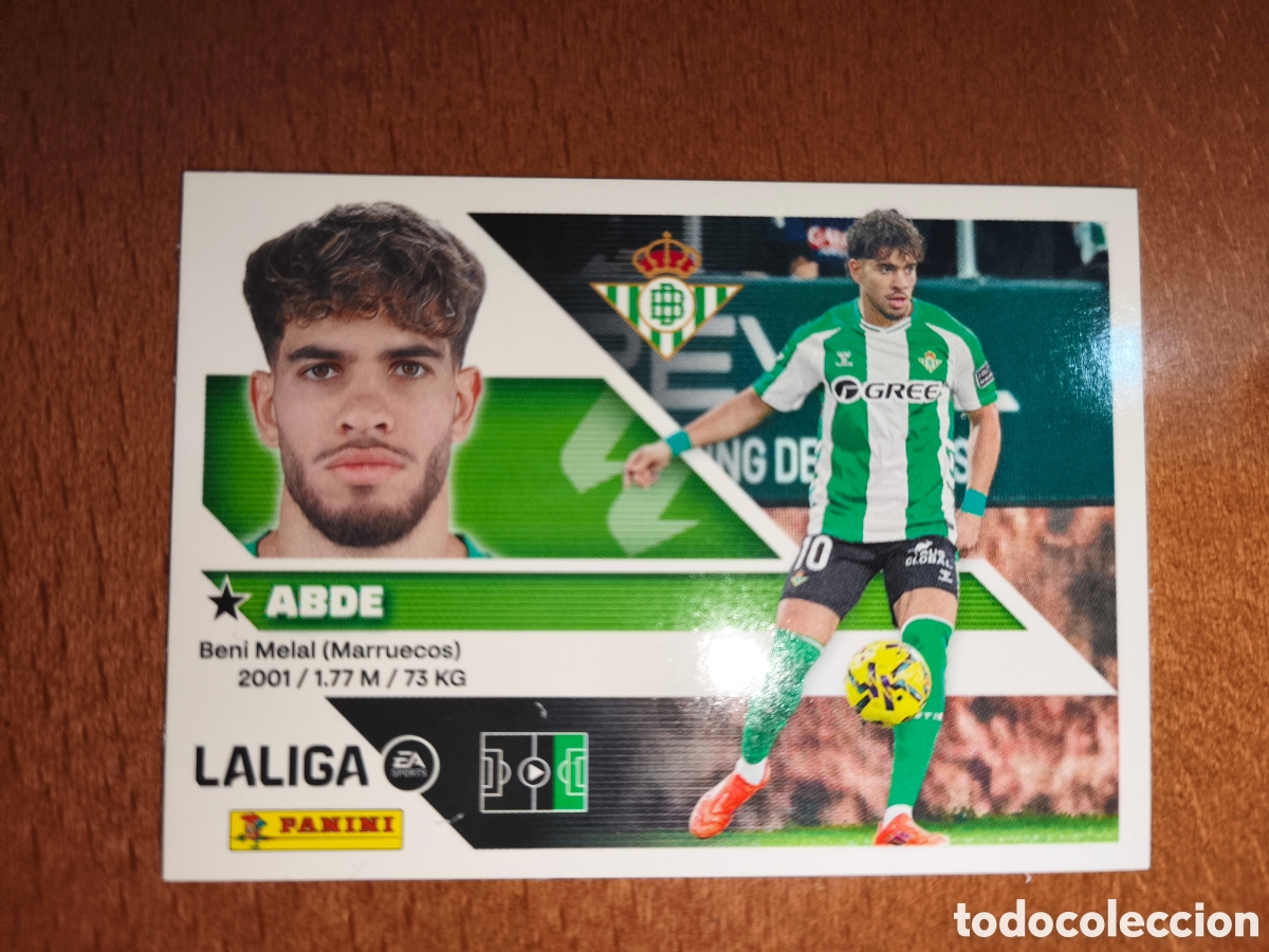 Cromos de f&uacute;tbol: Abde n&deg;20 liga este 26/27 Real Betis