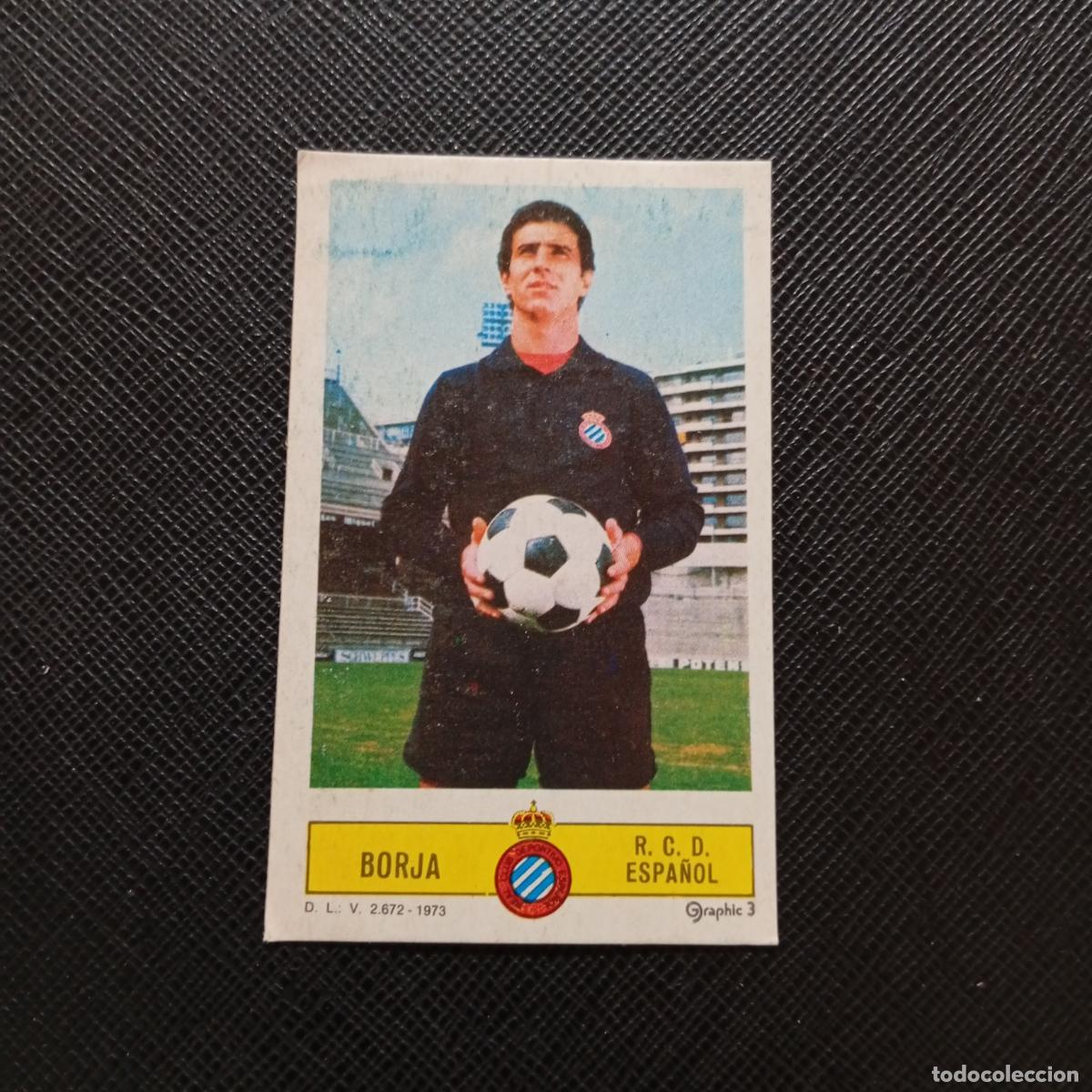 Football Stickers: BORJA ESPA&Ntilde;OL ESTE 1973 1974 CROMO FUTBOL LIGA 73 74 - DESPEGADO - A206 PG51