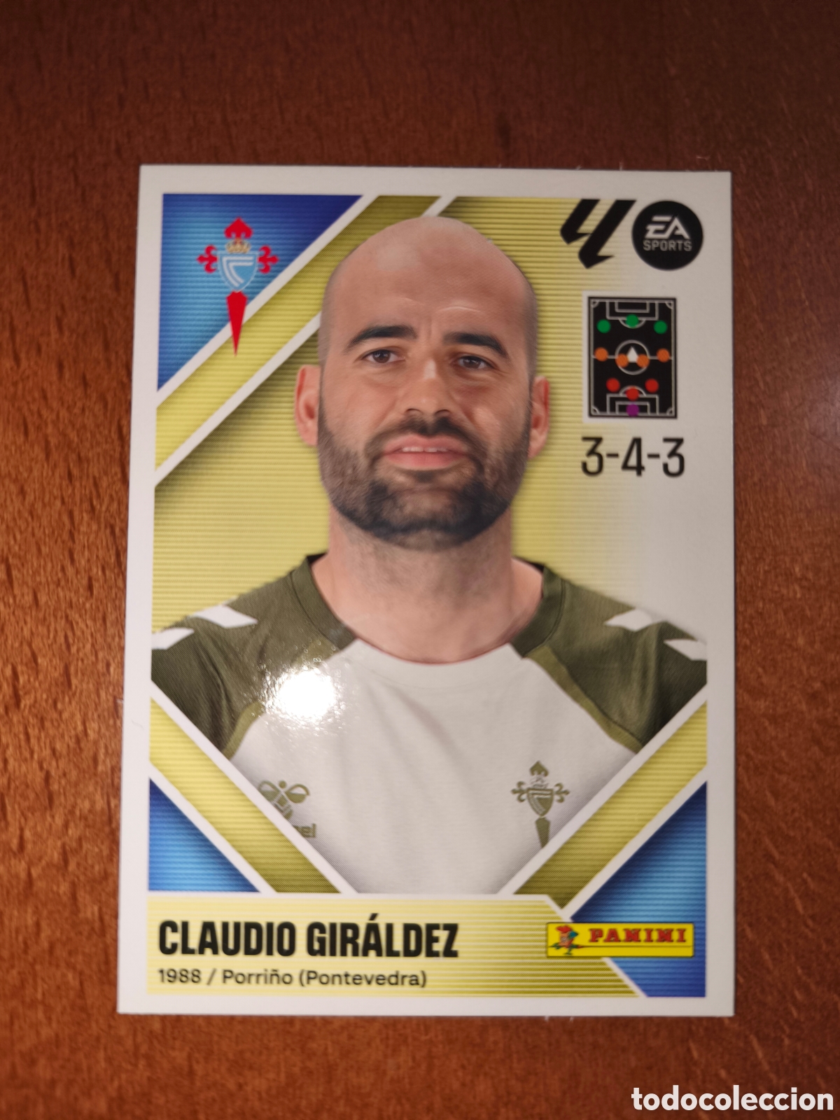 Football Stickers: Claudio Giraldez n&deg;2 liga este 26/27 Celta