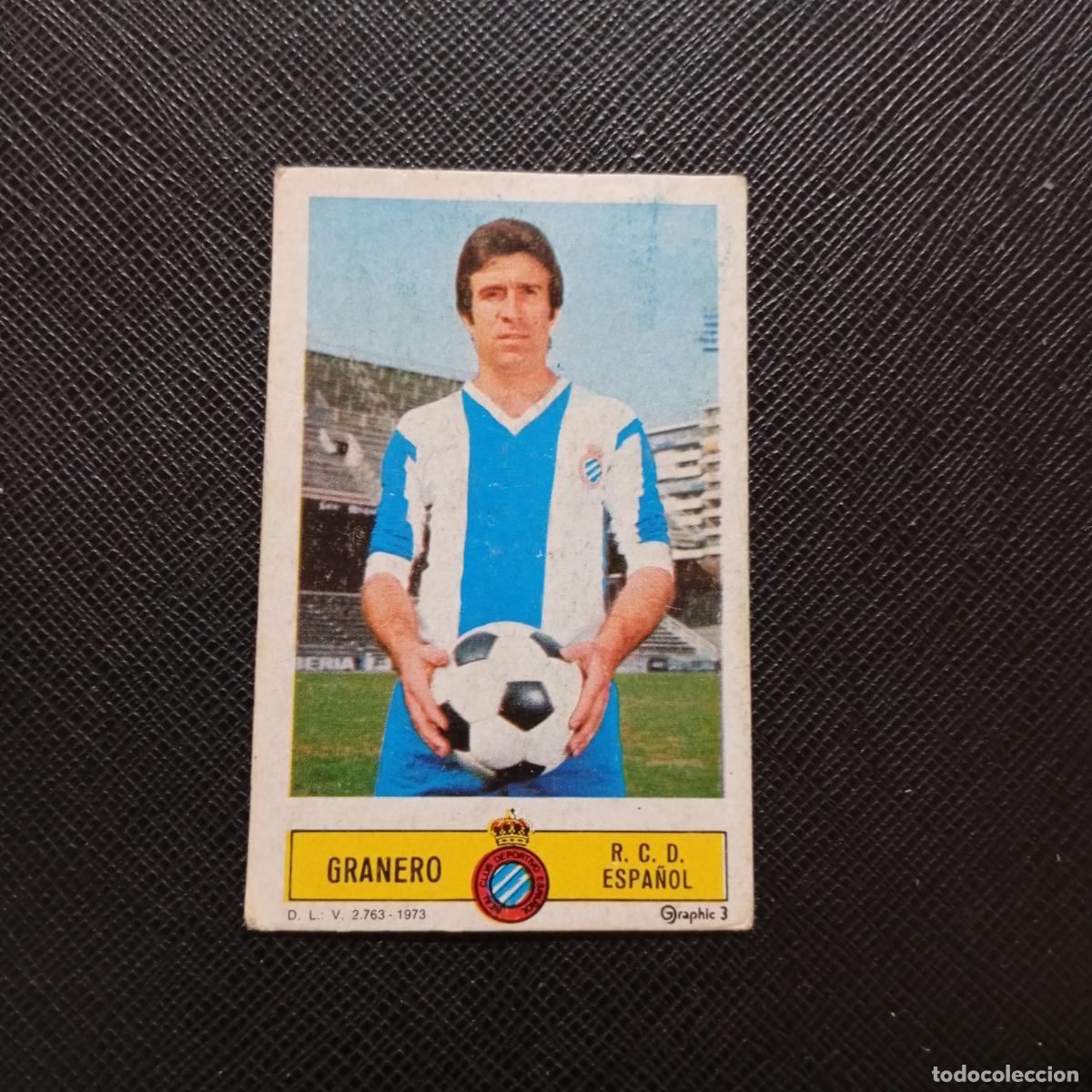 Cromos de f&uacute;tbol: GRANERO ESPA&Ntilde;OL ESTE 1973 1974 CROMO FUTBOL LIGA 73 74 - DESPEGADO - A206 PG53