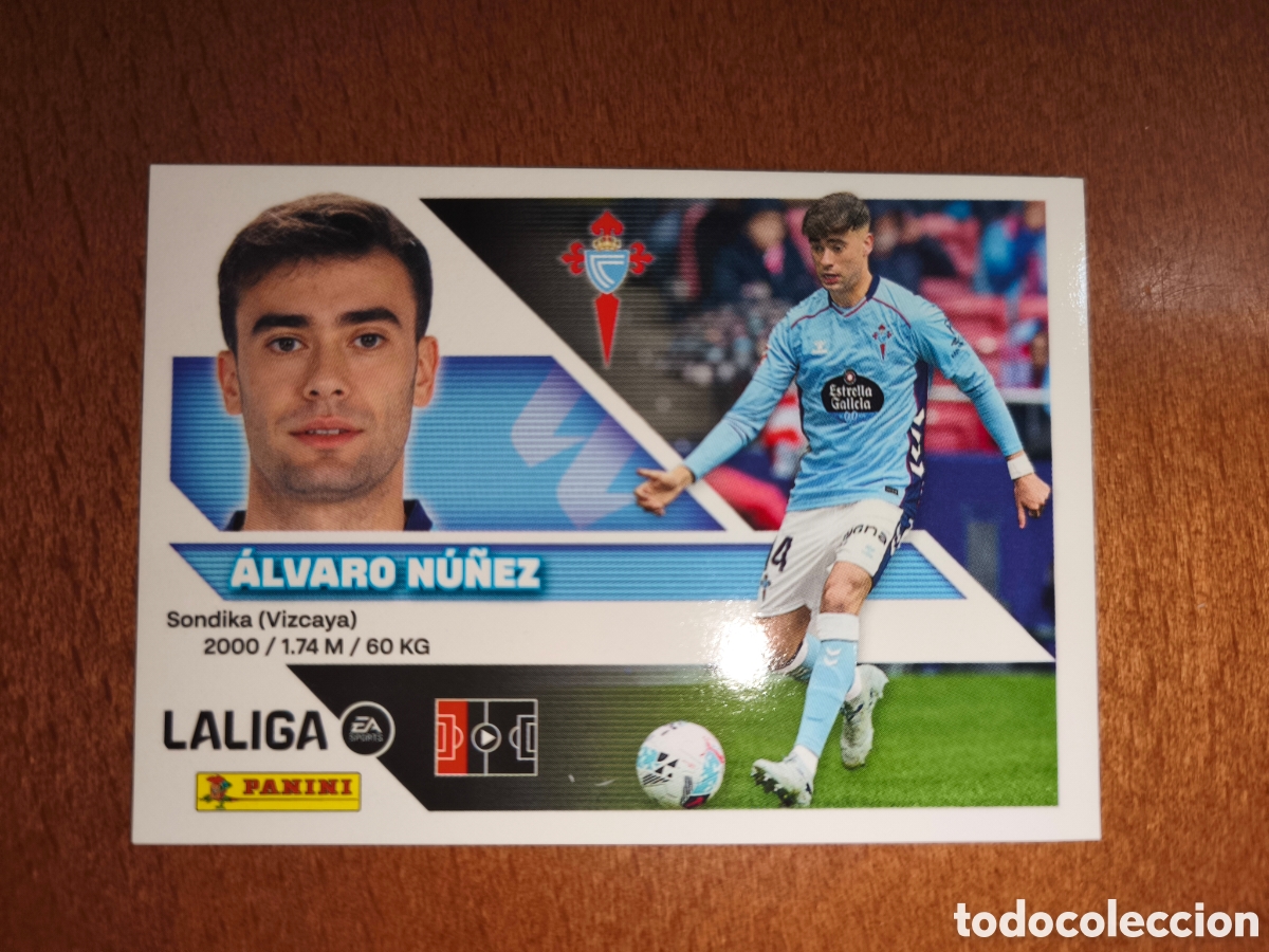 Cromos de f&uacute;tbol: &Aacute;lvaro N&uacute;&ntilde;ez n&deg;5 liga este 26/27 Celta