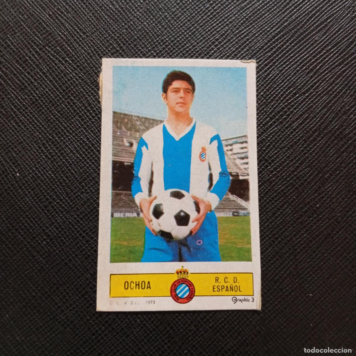 Cromos de f&uacute;tbol: OCHOA ESPA&Ntilde;OL ESTE 1973 1974 CROMO FUTBOL LIGA 73 74 - DESPEGADO - A206 PG53