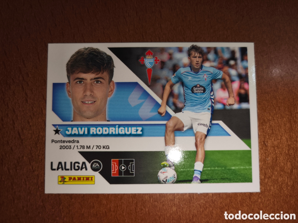 Cromos de f&uacute;tbol: Javi Rodr&iacute;guez n&deg;7 liga este 26/27 Celta