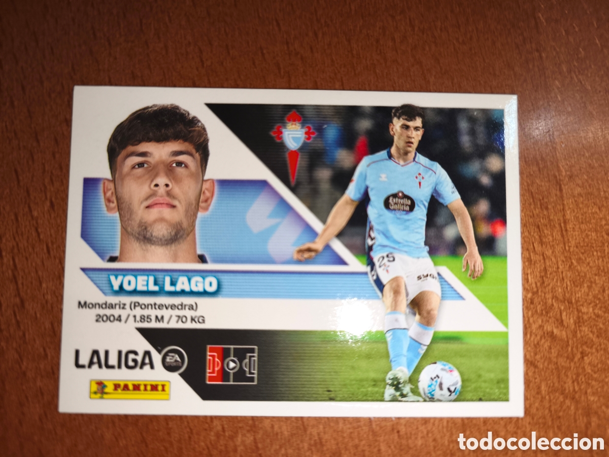 Cromos de f&uacute;tbol: Yoel Lago n&deg;9B liga este 26/27 Celta