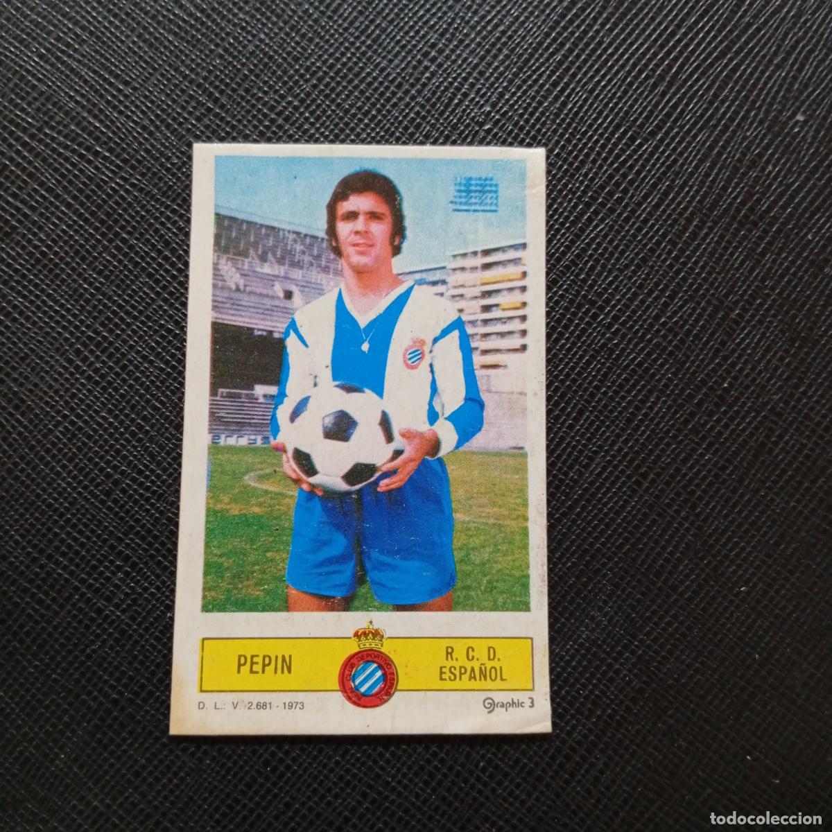 Cromos de f&uacute;tbol: PEPIN ESPA&Ntilde;OL ESTE 1973 1974 CROMO FUTBOL LIGA 73 74 - DESPEGADO - A206 PG54
