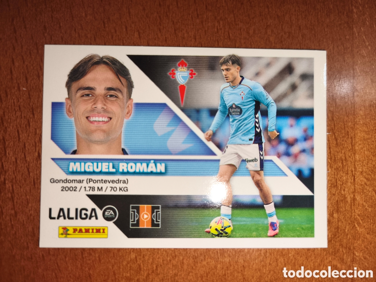 Cromos de f&uacute;tbol: Miguel Rom&aacute;n n&deg;12 liga este 26/27 Celta