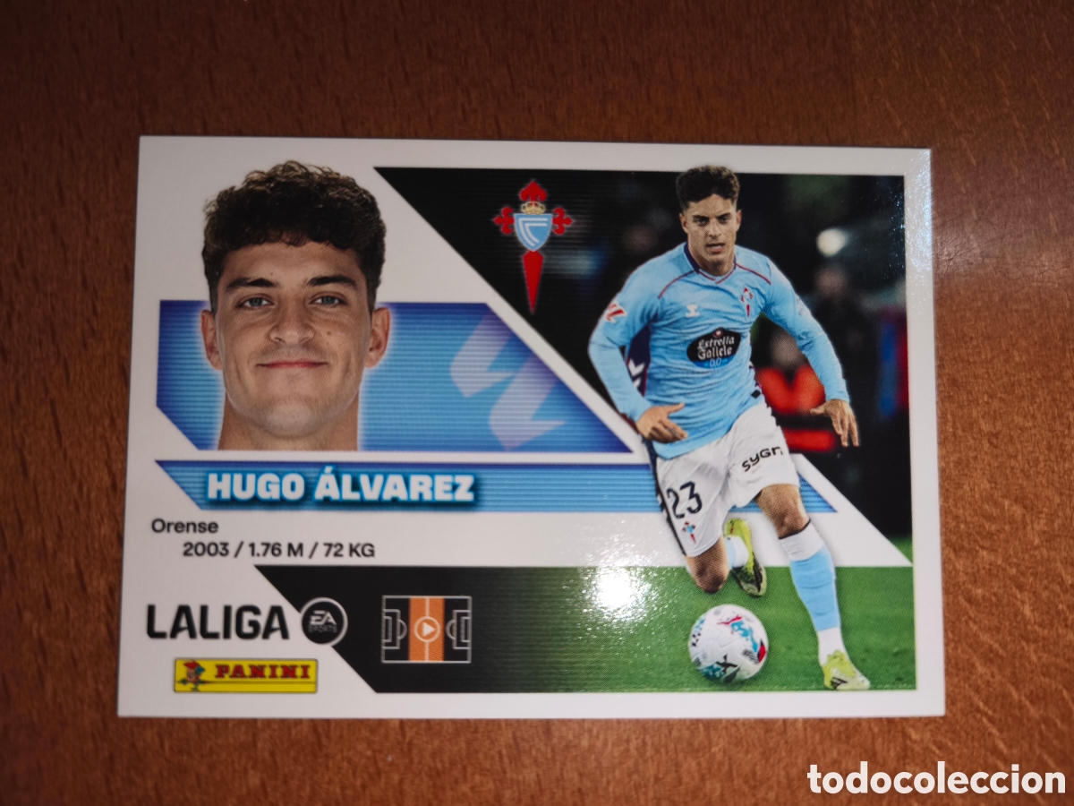 Cromos de f&uacute;tbol: Hugo &Aacute;lvarez n&deg;13 liga este 26/27 Celta