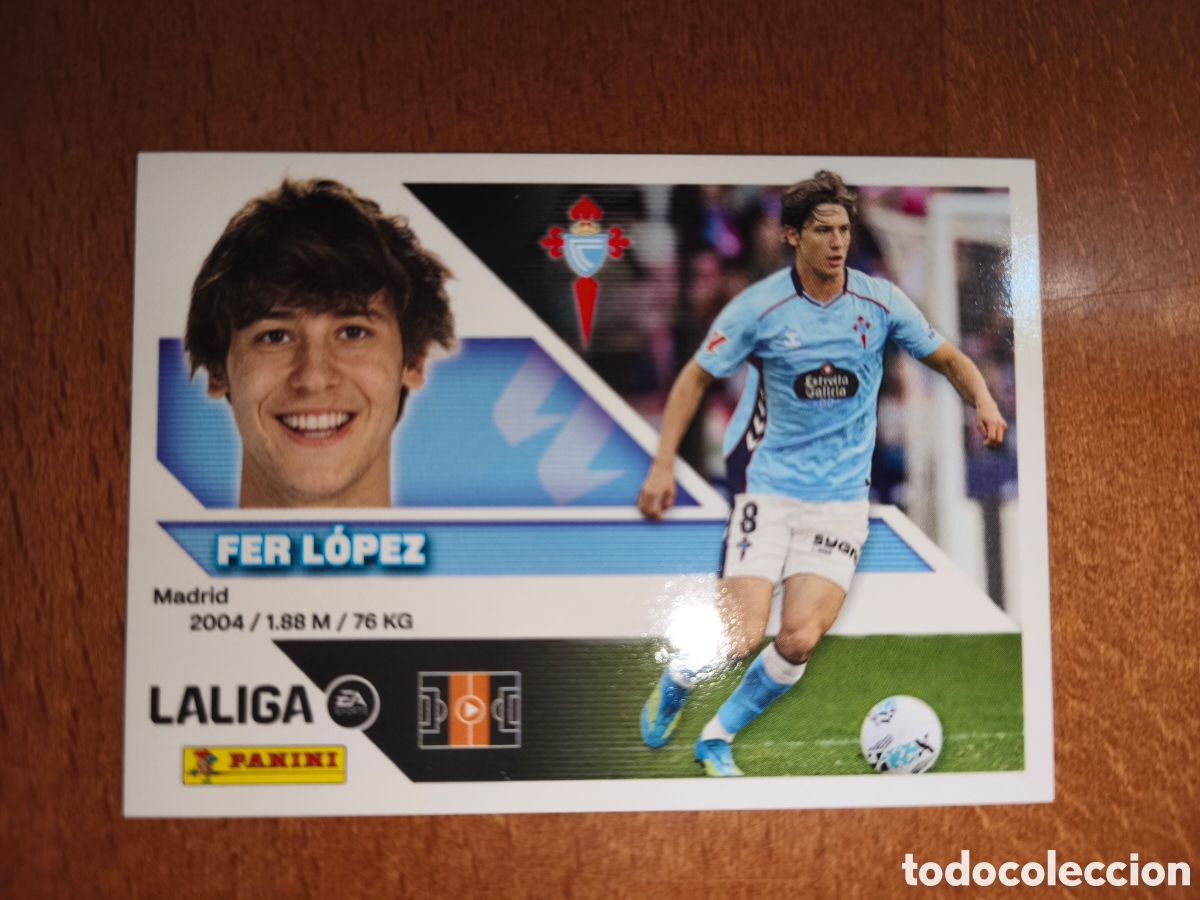 Cromos de f&uacute;tbol: Fer L&oacute;pez n&deg;15 liga este 26/27 Celta