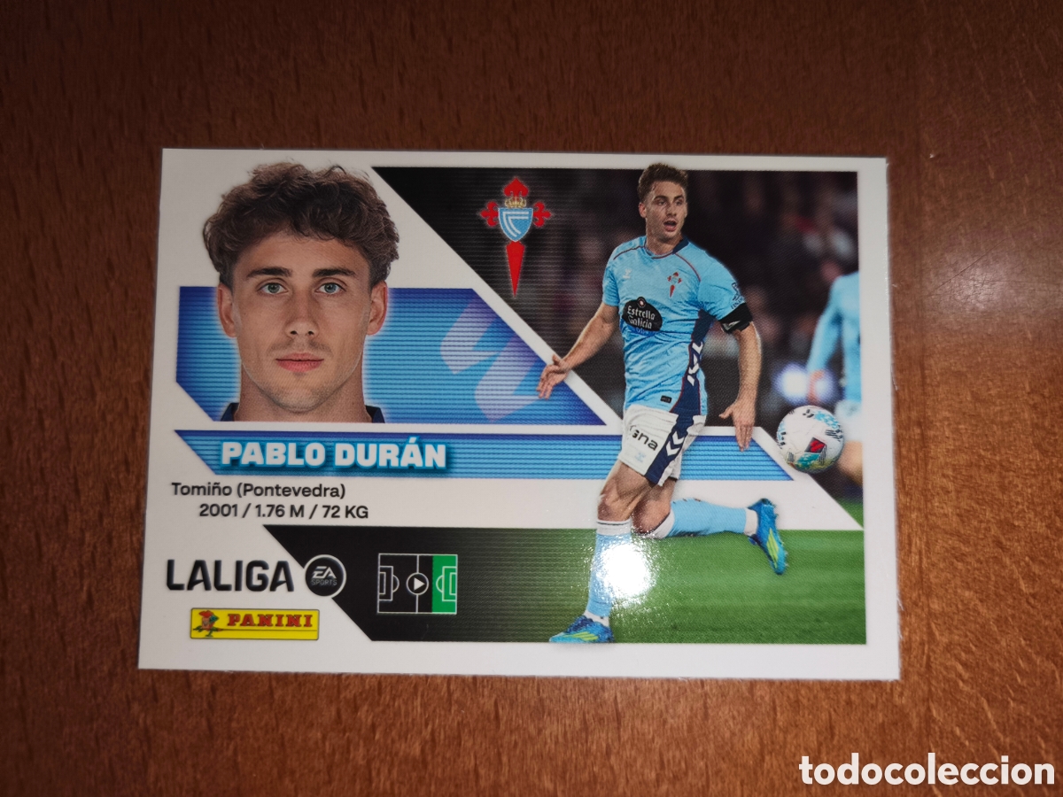 Cromos de f&uacute;tbol: Pablo Dur&aacute;n n&deg;18A liga este 26/27 Celta