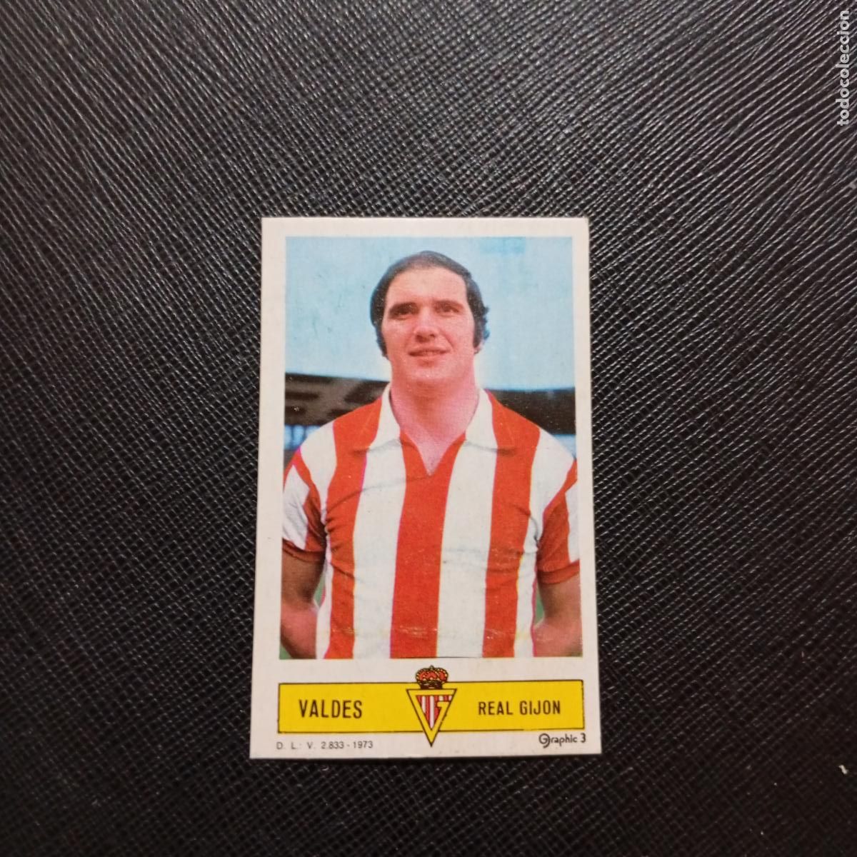 Cromos de f&uacute;tbol: VALDES SPORTING GIJON ESTE 1973 1974 CROMO FUTBOL LIGA 73 74 - DESPEGADO - A206 PG58