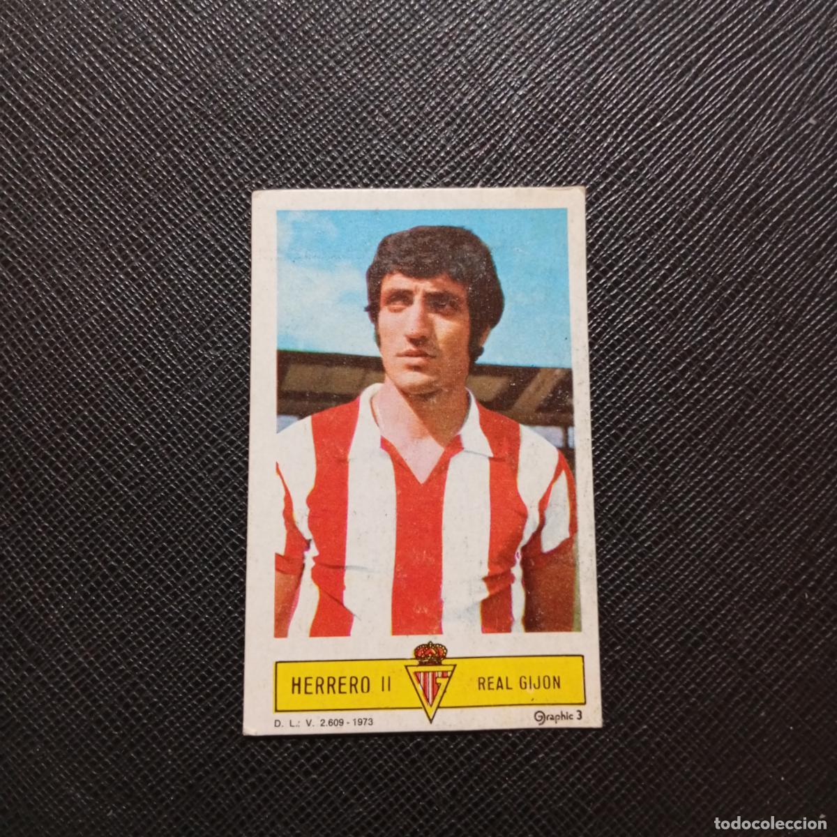 Cromos de f&uacute;tbol: HERRERO II SPORTING GIJON ESTE 1973 1974 CROMO FUTBOL LIGA 73 74 - DESPEGADO - A206 PG59