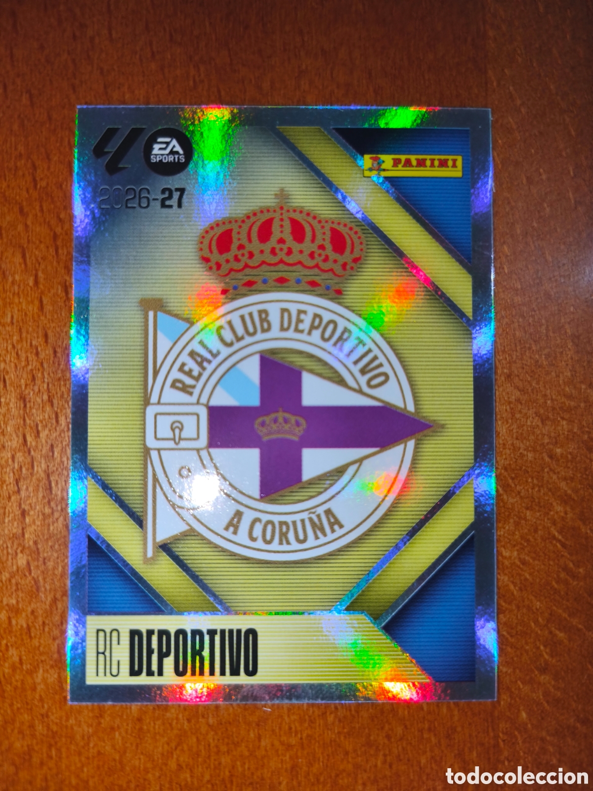 Cromos de f&uacute;tbol: Escudo RC Deportivo n&deg;1 liga este 26/27