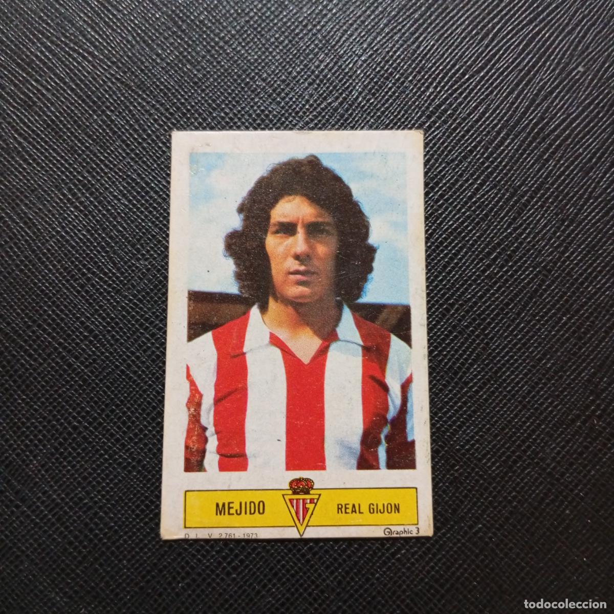 Cromos de f&uacute;tbol: MEJIDO SPORTING GIJON ESTE 1973 1974 CROMO FUTBOL LIGA 73 74 - DESPEGADO - A206 PG61
