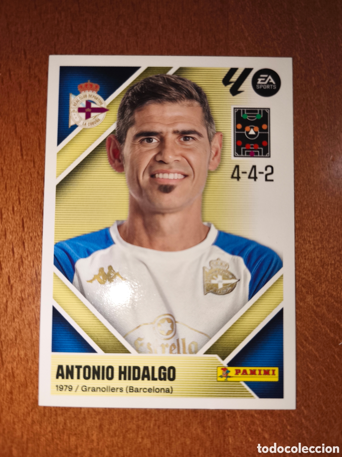 Cromos de f&uacute;tbol: Antonio Hidalgo n&deg;2 liga este 26/27 Deportivo