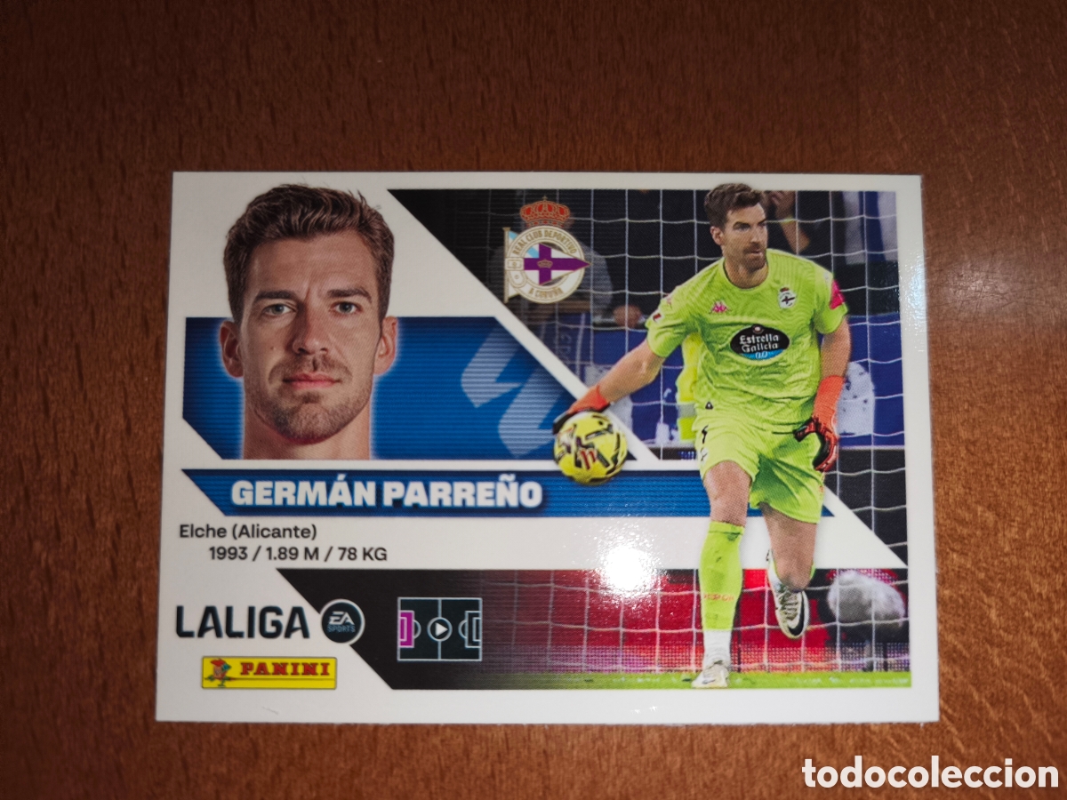 Cromos de f&uacute;tbol: Germ&aacute;n Parre&ntilde;o n&deg;4 liga este 26/27 Deportivo