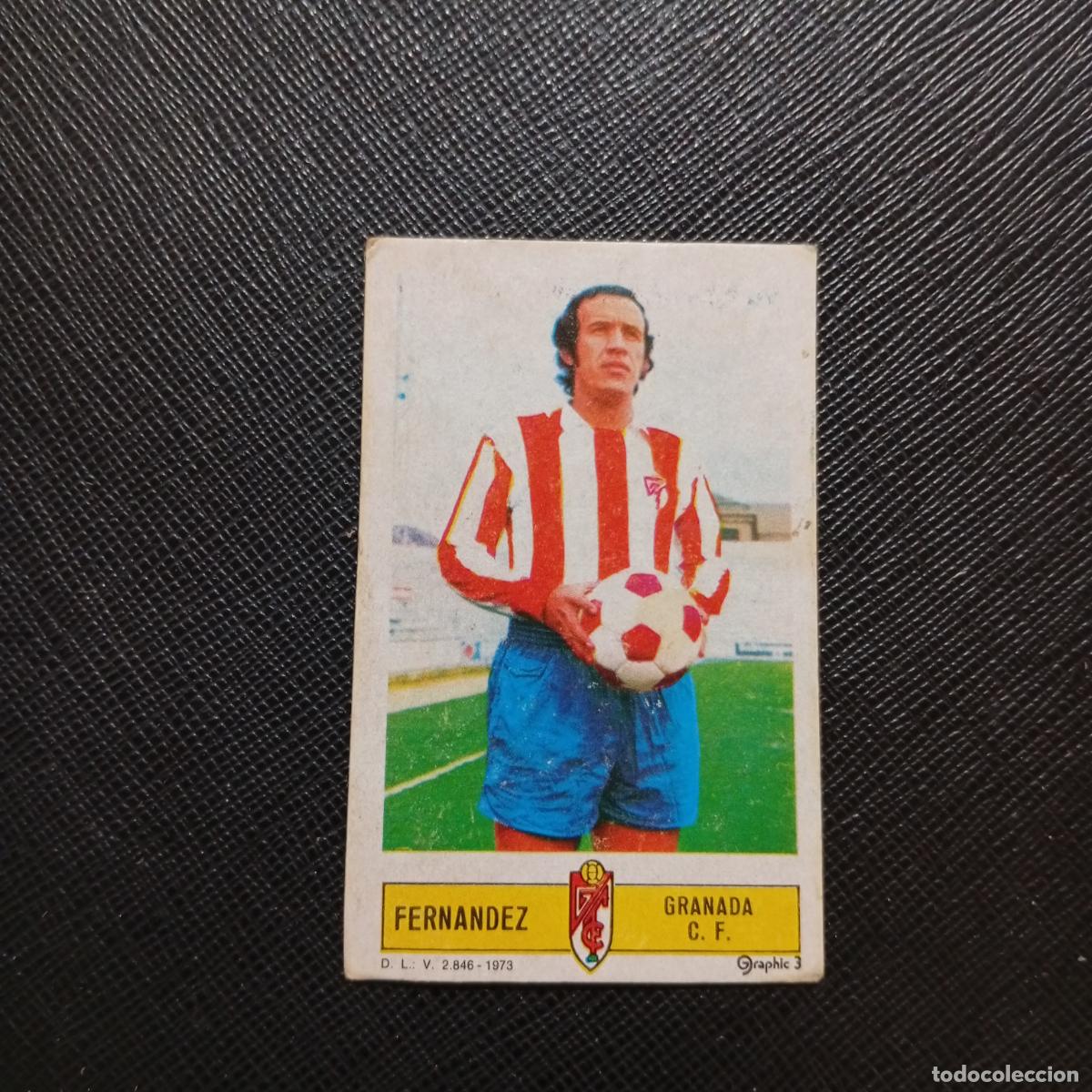 Cromos de f&uacute;tbol: FERNANDEZ GRANADA ESTE 1973 1974 CROMO FUTBOL LIGA 73 74 - DESPEGADO - A206 PG63