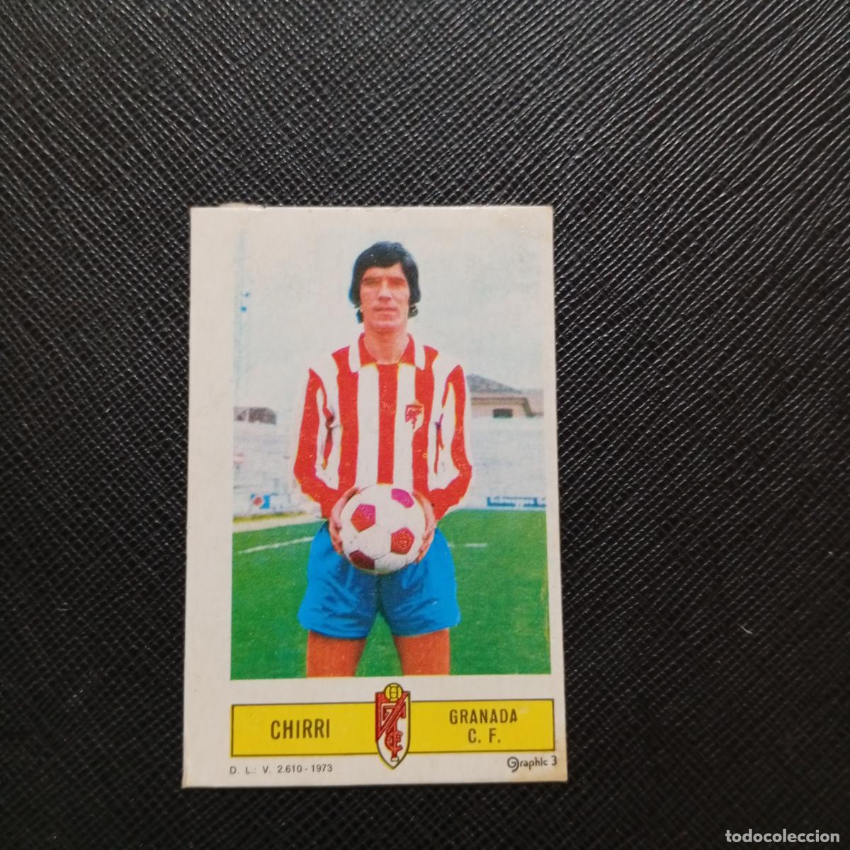 Cromos de f&uacute;tbol: CHIRRI GRANADA ESTE 1973 1974 CROMO FUTBOL LIGA 73 74 - DESPEGADO - A206 PG65