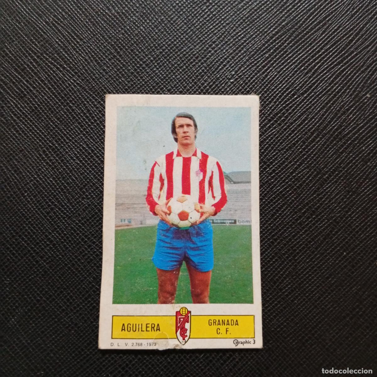 Cromos de f&uacute;tbol: AGUILERA GRANADA ESTE 1973 1974 CROMO FUTBOL LIGA 73 74 - DESPEGADO - A206 PG65