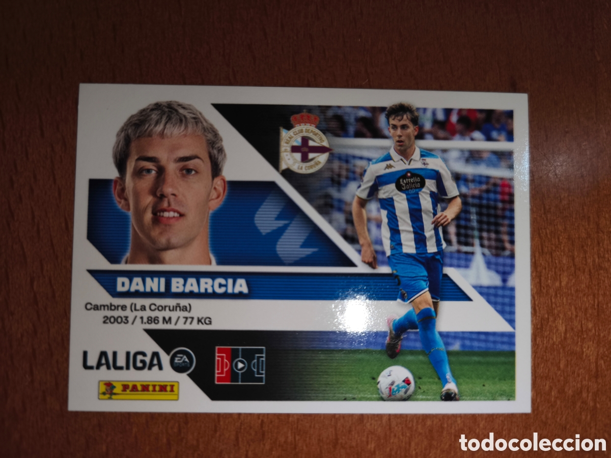 Cromos de f&uacute;tbol: Dani Garc&iacute;a n&deg;8 liga este 26/27 Deportivo