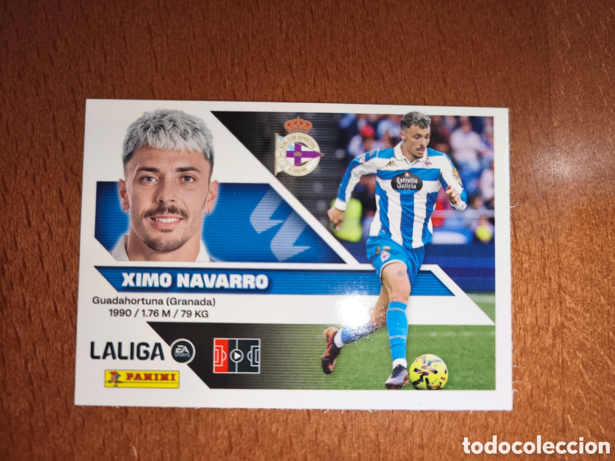 Cromos de f&uacute;tbol: Ximo Navarro n&deg;9A liga este 26/27 Deportivo