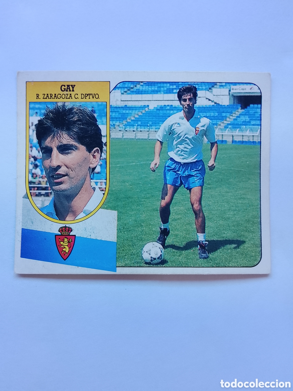Cromos de f&uacute;tbol: GAY ZARAGOZA FICHAJE 29 LIGA ESTE 91-92